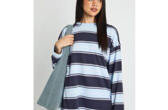 Stripe Oversized Long Sleeve