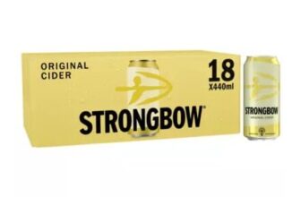 Strongbow Original Apple Cider Can 4.5% ABV 18x440ml