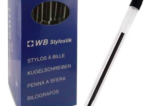 Stylostik Black Biro Pens Pack of 50 – Dispatched and sold by ARTH ONLINE