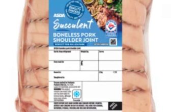 Succulent Boneless Pork Shoulder Joint (£3/kg)