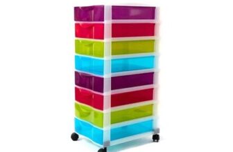 Sundis Multicolour Storage Tower 8 Drawers