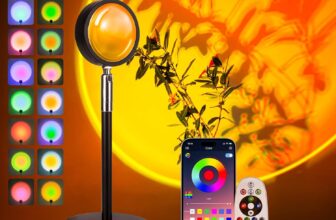 Sunset Lamp Projection – 16 Colour Sunset Light with 24Keys Remote Multicolour – USB Port-Colour Changing & Fade Mode –   App Control