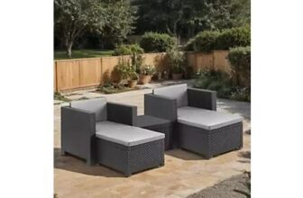 Suntime Sira Grafito 5 Piece Lounge Set