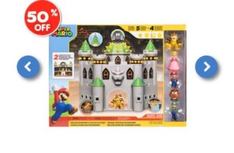 Super Mario Deluxe Bowsers Castle Playset