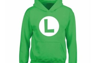 Super Mario Luigi Badge Hoodie