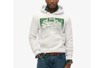 Superdry Mens Vintage Box Gradient Hoodie
