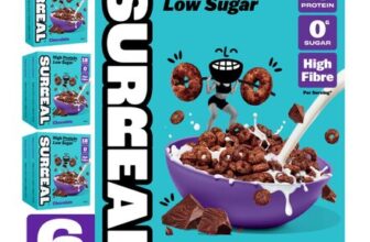 Surreal Chocolate Cereal – High Protein Cereal 6 Pack