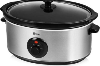 Swan SF17030N 6.5 Litre Slow Cooker – Stainless Steel With Code (AO Members) £23 Non Members