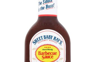 Sweet Baby Rays Original BBQ Sauce, 1 x18oz bottle, Sweet and Tangy Barbeque sauce, Perfect for Burgers, Ribs and Chicken 510ml S&S £2.83