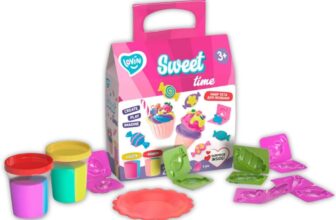 Sweet Time Dough, Lovin Modeling Set with Colour Dough, Craft Kits for Kids – Arts and Crafts for Kids – Colour Dough Modelling and Sculpting Playdough Set – Ideal Creative Activity Kit for Children