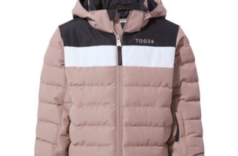 Swift Kids Ski Jacket – Faded Pink/Black