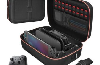 Switch Case for Nintendo Switch 2/1 /OLED, Portable Travel Carry Case
