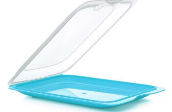 TATAY Cold Meat Containers for Fridge Set of 3 Standard Fridge Storage Removable Lid, Stackable