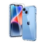TAURI Clear for iPhone 14 Case, and HD Screen Protector