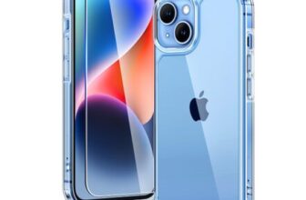 TAURI Clear for iPhone 14 Case, and HD Screen Protector
