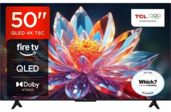 TCL 50T6C-UK 50 Inch QLED 4K Ultra HD Smart TV Bluetooth WiFi with code. Sold by ao (UK mainland)