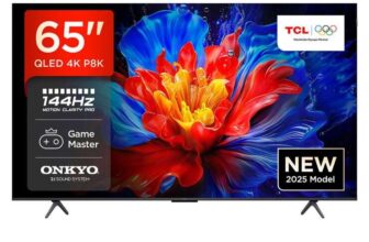 TCL 65P8K-UK 65 Inch QLED TV – 5 years warranty