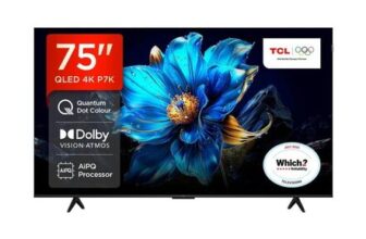 TCL 75P7K 75 QLED Direct LED 4K HDR Google TV