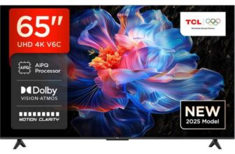 TCL V6CUK 65 4K Ultra HD DLED HDR Google Smart TV – 65V6CUK