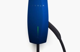 TESLA Wall Connector Color Matched Faceplate Blue / Faceplate Red £56.18