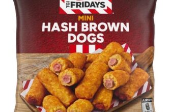 TGI Fridays Mini Hash Brown Dogs 385g