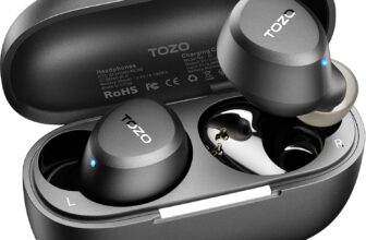 TOZO A1 Wireless Earbuds, Bluetooth 5.3 Earphones, Support APP EQ Setting, 32H Long Playtime, Ear Buds with HiFi Stereo Sound, Light-Weight Wireless Earphones, IPX5 Waterproof