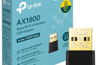 TP-Link Archer TX20U Nano AX1800Mbps WiFi 6 Wireless MU-MIMO USB Adapter, Fast WiFi Dongle, Dual-Band Wireless USB Adapter for PC