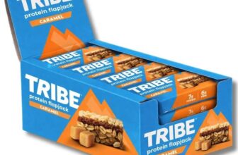 TRIBE 3 Layered Protein Flapjack – Caramel (12 x 50g) High Protein