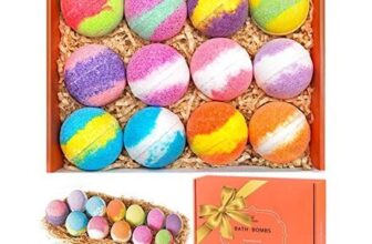 TTRWIN 12 Organic Handcrafted Bath Bombs Gift Set (£4.74/£4.49 S&S)