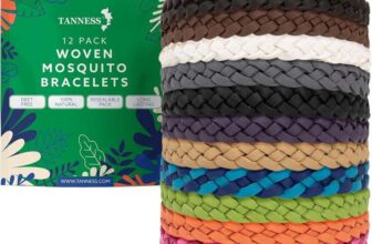Tanness 12 Pack Mosquito Repellent Bracelet
