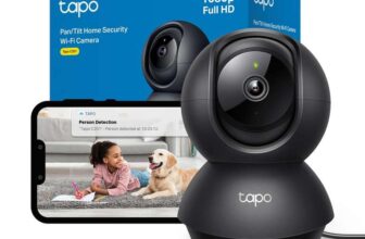 Tapo C201 Pan/Tilt Indoor Camera House Security Camera, WiFi Camera, No Monthly Fee, AI Detection, Dog Camera, Baby Camera Monitor,