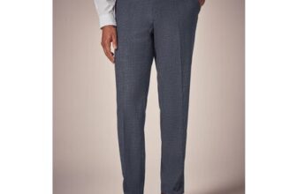 Taylor & Wright Burford Blue Slim Fit Trousers