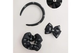 Ted Baker Girls Scuba Diamant Bow Headband 3 Piece Set