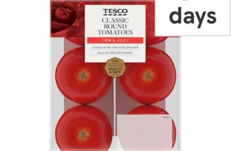 Tesco Classic Round Tomatoes 6 Pack – Clubcard Price