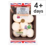 Tesco Closed Cup Mushrooms 400G – Clubcard Price