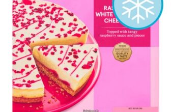 Tesco Raspberry & White Chocolate Cheesecake