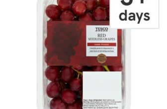 Tesco Red Seedless Grapes 500g