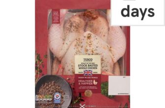 Tesco Roast In Bag Ready Basted Whole Chicken 1.5Kg – Clubcard price