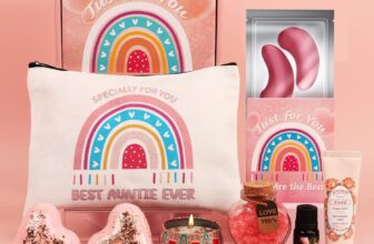 Thank You Gifts for Women,Pamper Sets for Women Gifts,Care Package for Her,Relaxation Bath Pamper Hamper Gift Box for Best Friend,Mum,Wife,Sister(Rose)