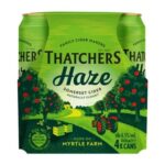 Thatchers Haze Somerset Cider 4 X 440ml