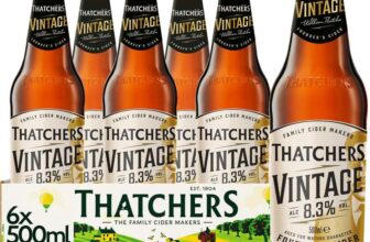 Thatchers Vintage – 6 x 500ml Bottles, Full- Bodied, Medium Dry, Bittersweet Apple Cider 8.3% Alcohol – Voucher Price