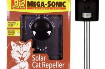 The Big Cheese Solar Sonic Cat Repeller – Free C&C