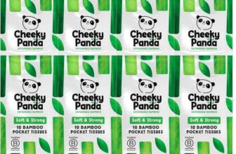 The Cheeky Panda Bamboo Pocket Tissues, 8 Pack – Or 4 for 3 £4.74