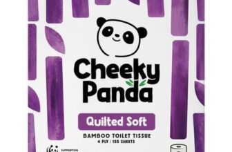 The Cheeky Panda Luxury Quilted Sustainable Bamboo Toilet Tissue