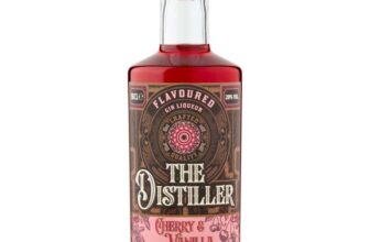 The Distiller Cherry and Vanilla Flavoured Gin Liqueur – 50cl – ABV 20% – Instore One Stop Shopping Centre, Perry Barr