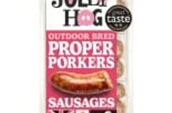 The Jolly Hog 6 Proper Porkers Sausages 400g