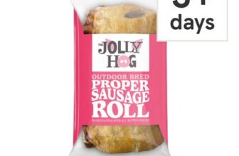 The Jolly Hog Proper Sausage Roll 115g (Clubcard)