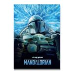 The Mandalorian Lightspeed Canvas – Blue