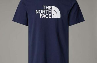 The North Face Mens Easy Cotton T-Shirt, Summit Navy – Sizes XS – XXL – W/DFC Code – Free Delivery for Members