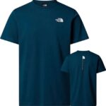 The North Face Mens Vertical Logo SS T Shirt (Midnight Petrol/Black/White) – S/M/L/XL/2XL